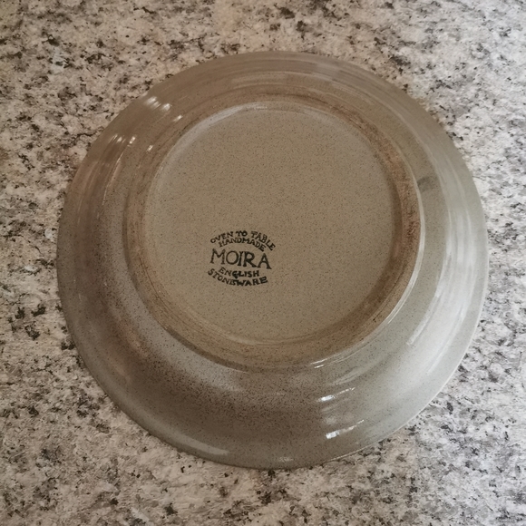 Vintage Moria Quiche Lorraine Stoneware Plate - Picture 2 of 6